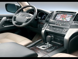 Toyota Land Cruiser interior view